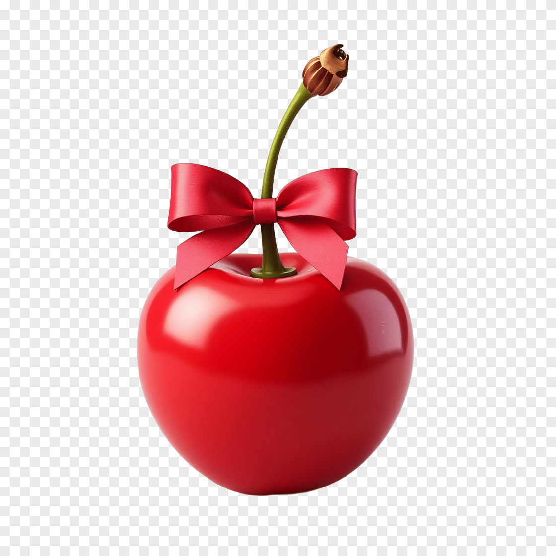 Cereja com Laço PNG: Uma Fruta Charmosa e Elegante para Seus Projetos